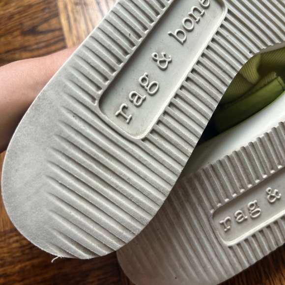 RAG + BONE - MILA slip on, open toed sandal in Acid-Green (Size 37) - Picture 16 of 16